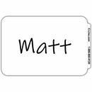 C-Line Plain White Self-adhesive Name Badges 92277