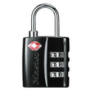 Master Lock Luggage Keyed Combination Padlock 4680DBLK