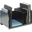 MMF Adjustable Dividers Book Rack 26413BRBLA