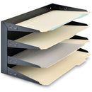 MMF Horizontal Desk File Trays 2644HLBK