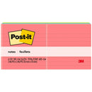 Post it Lined Notes - Poptimistic Color Collection 6306AN
