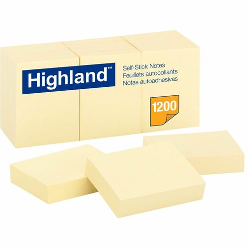 Highland Self-Sticking Notepads MMM653936