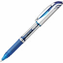 EnerGel Liquid Gel Pen, (0.7mm) Metal Tip, Capped, Blue Ink BL57C