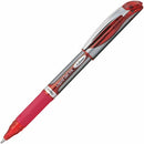 EnerGel Retractable Gel Roller, (1.0mm) Metal Tip, Red Ink BL60B