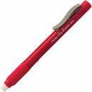 Clic Eraser Grip Retractable Eraser with Grip, Red Barrel ZE22B