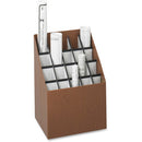 Safco Woodgrain Recycled Upright Roll Files 3081