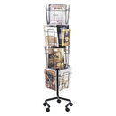 Safco Rotary Literature Display Rack 4139CH