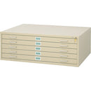 Safco 5-Drawer Steel Flat File 4996TSR