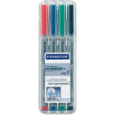 Staedtler Lumocolour Fine Point Marker Pens 316WP4