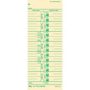 TOPS Numbered Days Time Cards 12563