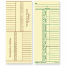 TOPS Named Days/Overtime Time Cards 12603