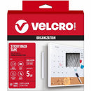 VELCRO&reg; Sticky Back 15ft x 3/4in Roll White 90082C