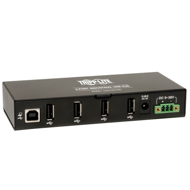 Tripp Lite 4-Port Industrial USB 2.0 Hub with 15kV ESD Immunity