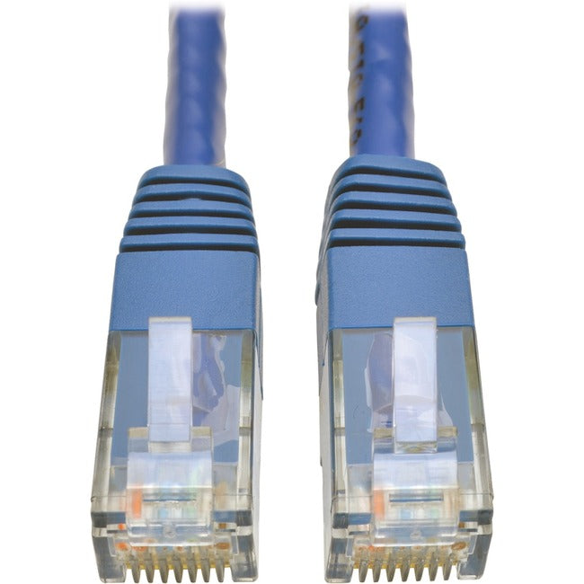 Tripp Lite Cat6 Gigabit Molded Patch Cable (RJ45 M/M), Blue, 50 ft