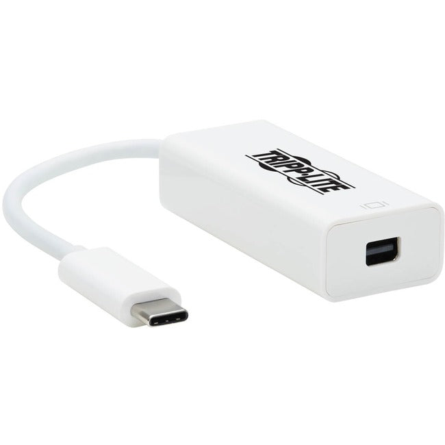 Tripp Lite U444-06N-MDP8W USB-C to Mini DisplayPort Adapter Cable, M/F, White, 6 in.