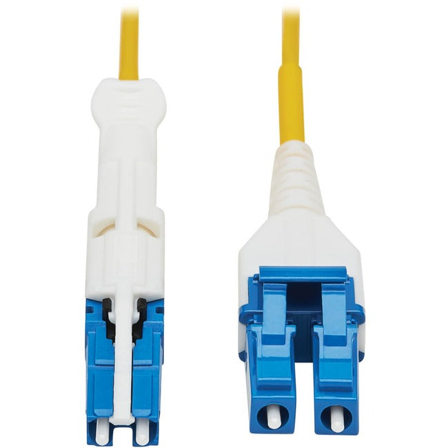 Tripp Lite N381L-10M 400Gb Duplex Singlemode 9/125 OS2 Fiber Optic Cable, Yellow, 10 m