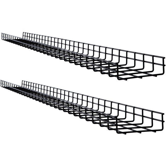 Tripp Lite Wire Mesh Cable Tray - 150 x 50 x 1500 mm (6 in. x 2 in. x 5 ft.), 2-Pack