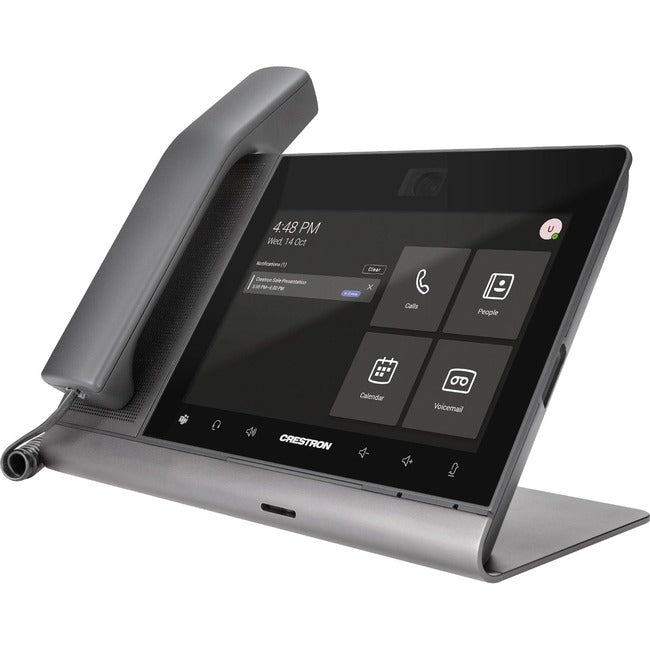 Crestron Flex UC-P8-T-C-HS IP Phone - Corded/Cordless - Corded/Cordless - Wi-Fi, Bluetooth - Desktop, Wall Mountable