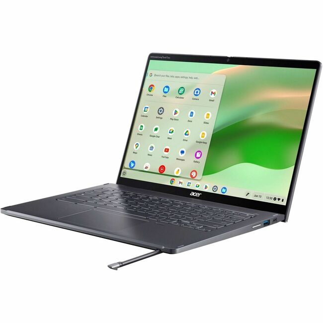 Acer Chromebook Spin 714 CP714-2WN CP714-2WN-53TY 14" Touchscreen Convertible 2 in 1 Chromebook - WUXGA - 1920 x 1200 - Intel Core i5 13th Gen i5-1335U Deca-core (10 Core) 1.30 GHz - 16 GB Total RAM - 256 GB SSD - Steel Gray