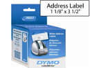 Newell-dymo Lw White Address Label 1-1/8 X 3-1/2in 130/roll-2pk