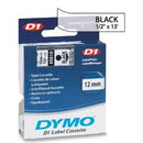 Newell-dymo Labelmanager D1 Label - Self-adhesive Label - Black On Clear - Roll