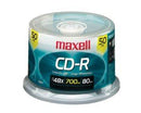 Maxell Cd-r Recordbl 700mb 48x 50pk Spdl