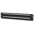 Tripp Lite 48-port Cat6 Cat5 Patch Panel Rackmount 110 Punch Down Rj45 Ethernet 1urm 568b