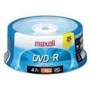 Maxell 25pk Dvd-r W0 16x 4.7gb Recordbl Spdl