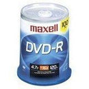 Maxell 100pk Dvd-r Wo 16x 4.7gb Recordbl Spdl