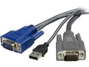 Startech 6 Ft Ultra-thin Usb Vga 2-in-1 Kvm Cable - Taa