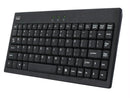 Adesso Technology Black Usb-ps/2 Combo Mini Keyboard With Leds For Caps, Num And Scroll Lock