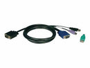 Tripp Lite Usb/ps2 Combo Cable Kit For Netcontroller Kvm Switches B040-series And B042-seri