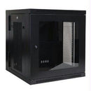 Tripp Lite Rack Enclosure - Steel - Black - Saves Valuable Workspace;hinged Cabinet For Con