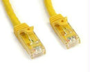 Startech 15ft Yellow Cat6 Ethernet Cable Delivers Multi Gigabit 1/2.5/5gbps & 10gbps Up T