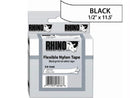Newell-dymo Rhino 1/2in (12mm) White Flexible Nylon Label X 11.5 Ft. Long Packag