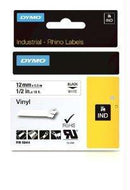 Newell-dymo Rhino 1/2in (12mm) White Vinyl Label