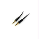 Startech 10ft Slim 3.5mm Stereo Audio Cable - M/m - This 3.5mm Stereo Audio Cable Is A Pe