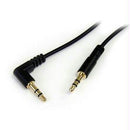 Startech 3.5mm To Right Angle Stereo Audio Cable - This 1-foot Stereo Audio Cable Feature