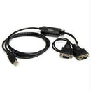 Startech Dual-port Usb To Serial Rs232 Adapter - Integrated 2500vrms Optical Isolation Ci