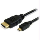 Startech 6ft High Speed Micro Hdmi To Hdmi Cable With Ethernet; 4k Video (3840x2160p 30hz