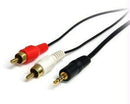 Startech Stereo Audio Cable - 3.5 Mm Mini-jack Left Connector - Male Left Gender - Rca Ri
