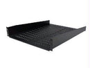 Startech Server Rack Shelf - Steel - Black - This 2u Vented Server Rack Mount Shelf Is De