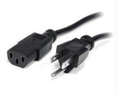 Startech 12ft (3.6m) 18awg Flexible Computer Power Cord W/ Nema 5-15p And Iec 60320 C13 C