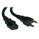 Tripp Lite Series Desktop Computer Ac Power Cable, Nema 5-15p To C13 - 10a, 125v