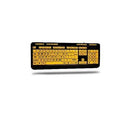 Adesso Technology Adesso Easytouch 132 - Luminous 4x Large Print Multimedia Desktop Keyboard
