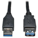 Tripp Lite Series Usb 3.0 Superspeed Extension Cable - Usb 3.0 A Left Connector