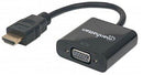 Manhattan/intellinet Manhattan Hdmi To Vga Converter Hdmi Male To Vga Female, Optional Usb Micro-b Po
