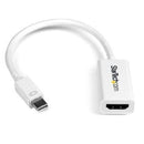 Startech White Active Mini Displayport To Hdmi Adapter Dongle - 4k 30hz/1080p/7.1 Audio/h