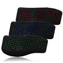 Adesso Technology Adesso Tru-form 150 - 3-color Illuminated Ergonomic Keyboard