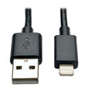 Tripp Lite Usb Cables - Usb-a Left Connector - Male Left Gender - Lightning Right Connector